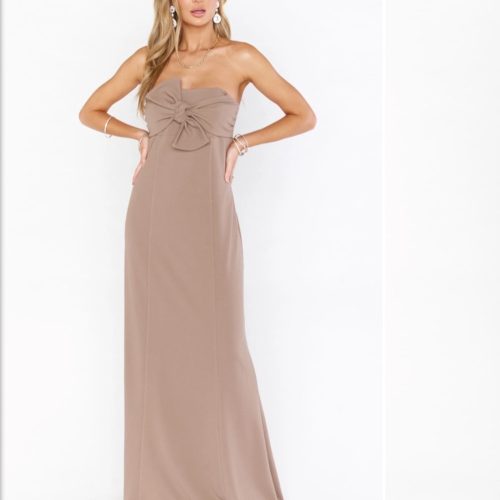 Show Me Your Mumu Harper Stretch Gown Dune